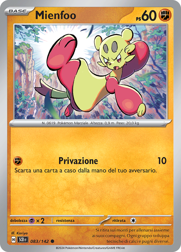 Mienfoo (Reverse Holo)