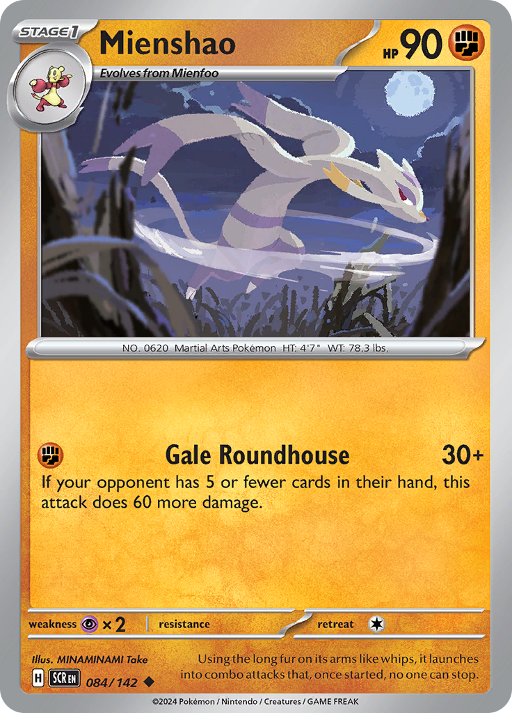 Mienshao (Reverse Holo)