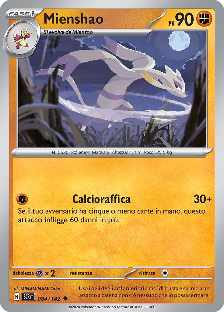 Mienshao (Reverse Holo)