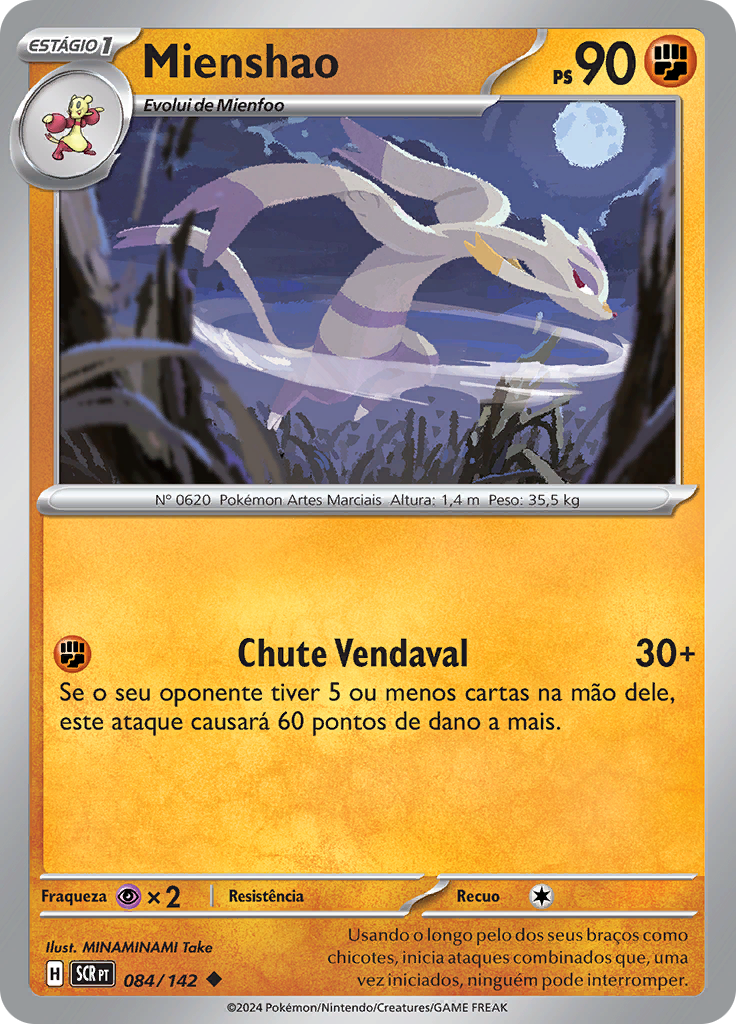 Mienshao (Reverse Holo)