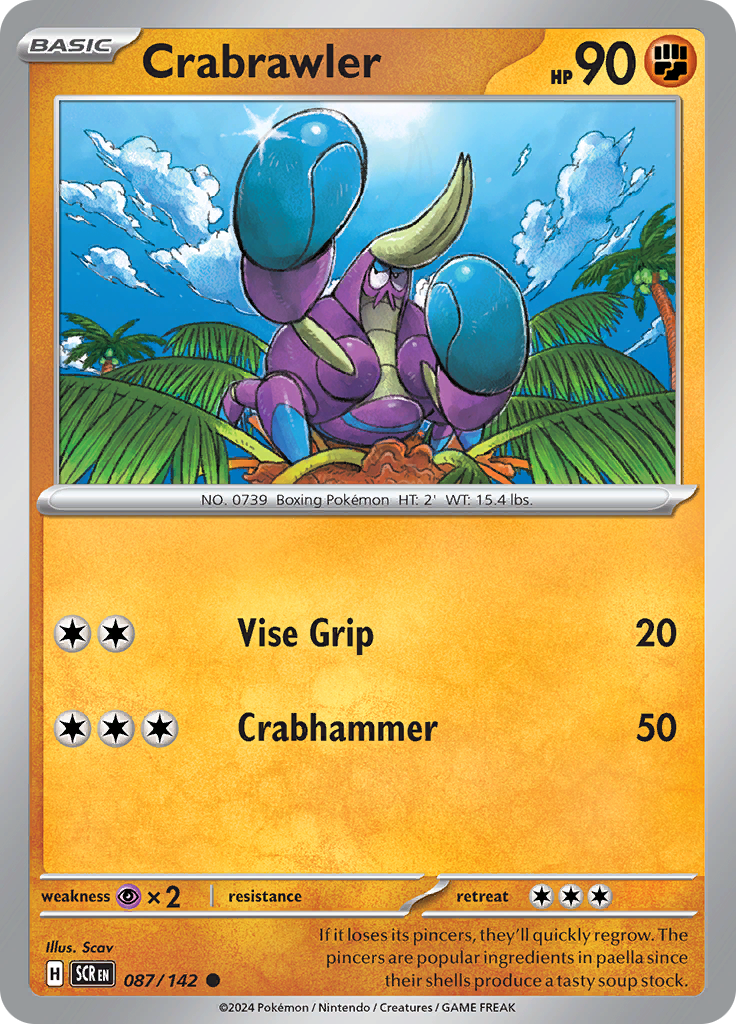 Crabrawler (Reverse Holo)