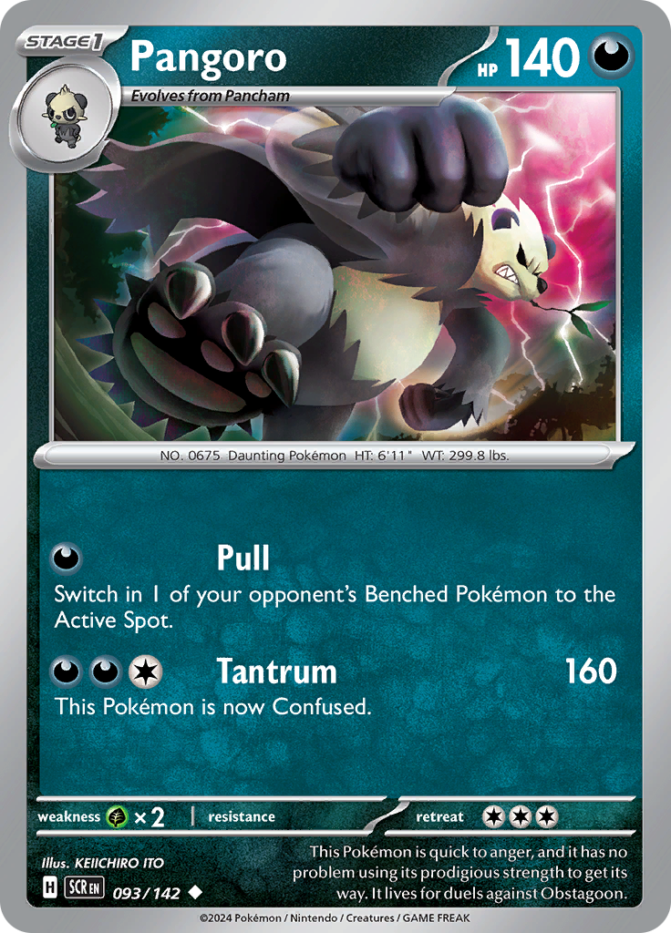 Pangoro (Reverse Holo)