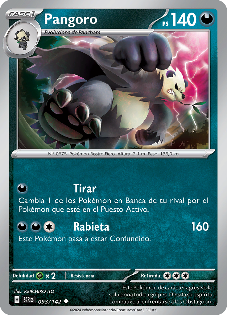 Pangoro (Reverse Holo)