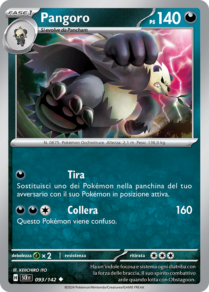 Pangoro (Reverse Holo)