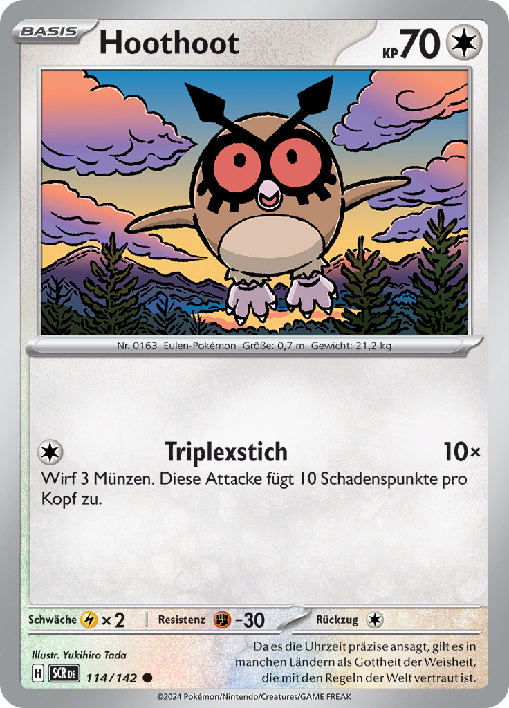 Hoothoot (Reverse Holo)