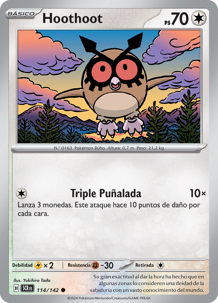 Hoothoot (Reverse Holo)