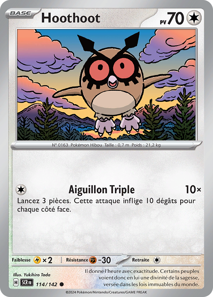 Hoothoot (Reverse Holo)