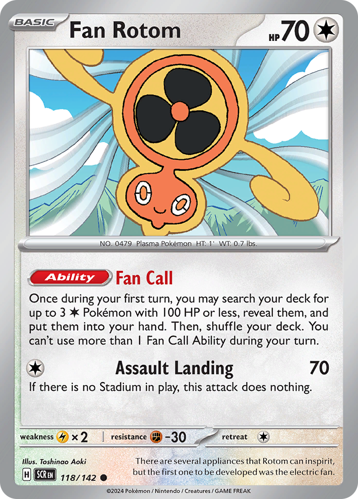 Fan Rotom (Reverse Holo)
