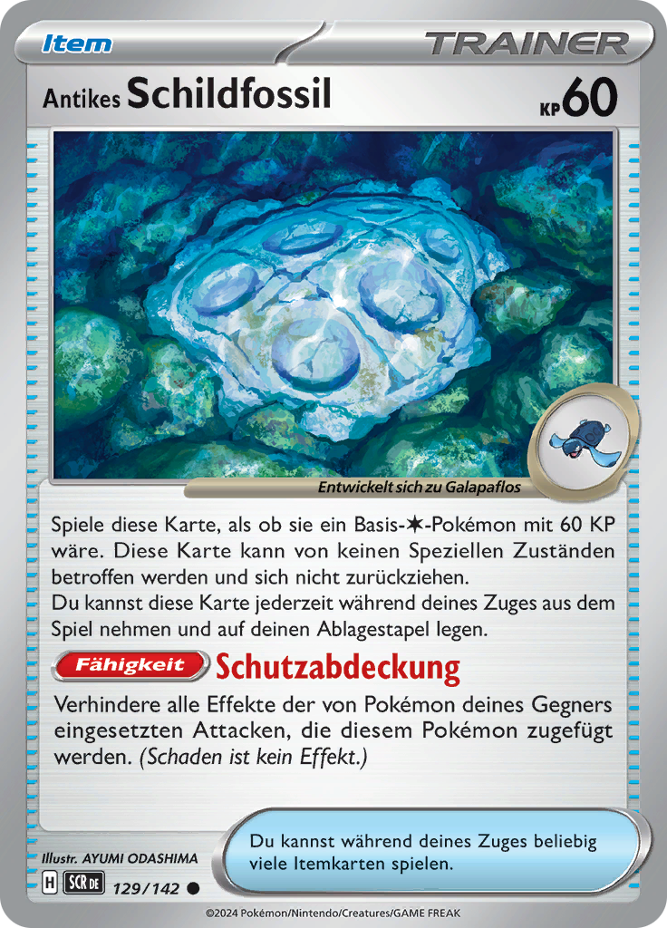 Antikes Schildfossil (Reverse Holo)