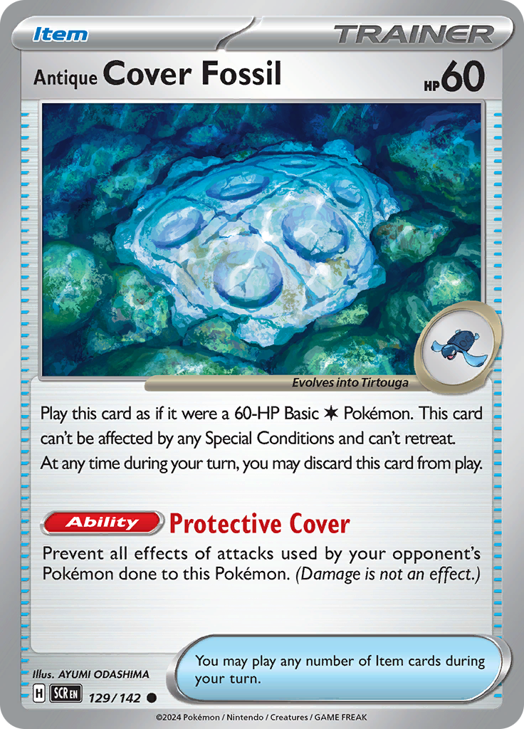 Antique Cover Fossil (Reverse Holo)