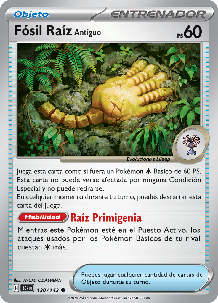 Fósil Raíz Antiguo (Reverse Holo)