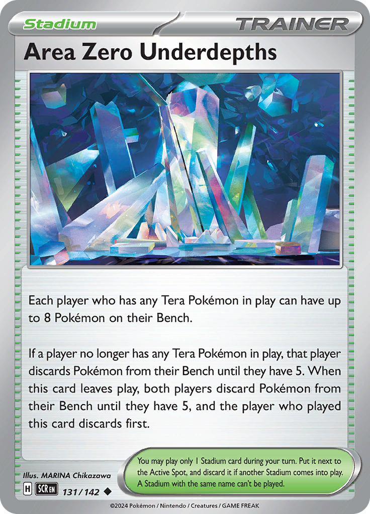Area Zero Underdepths (Reverse Holo)