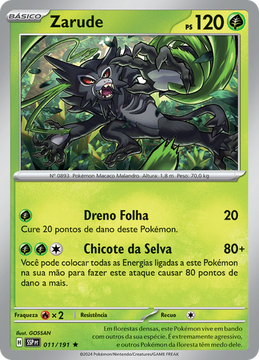 Zarude (Reverse Holo)