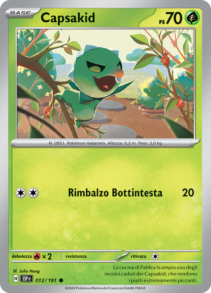 Capsakid (Reverse Holo)