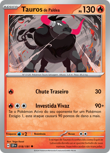 Tauros de Paldea (Reverse Holo)
