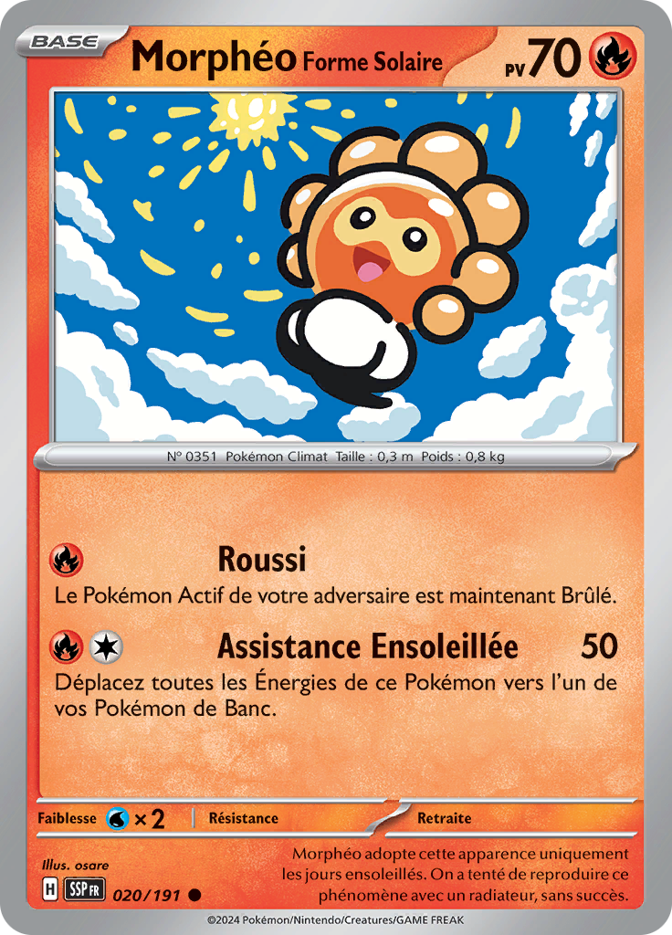 Morphéo Forme Solaire (Reverse Holo)