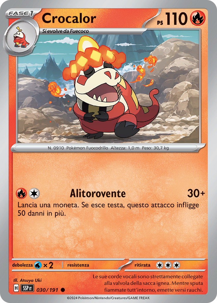 Crocalor (Reverse Holo)