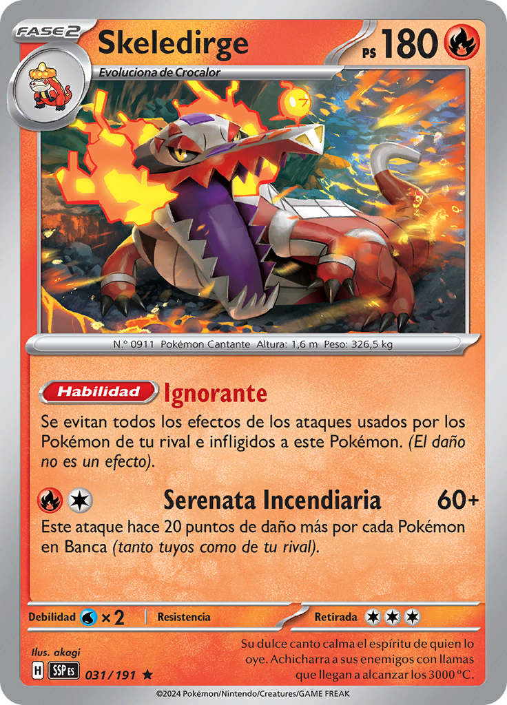 Skeledirge (Reverse Holo)