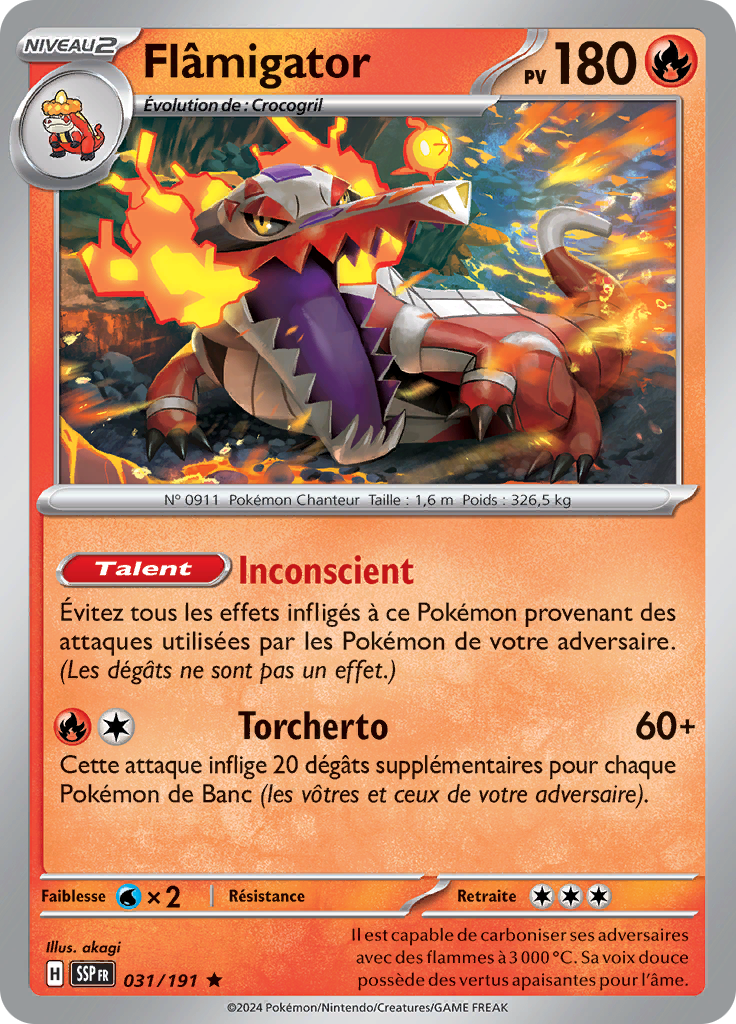 Flâmigator (Reverse Holo)