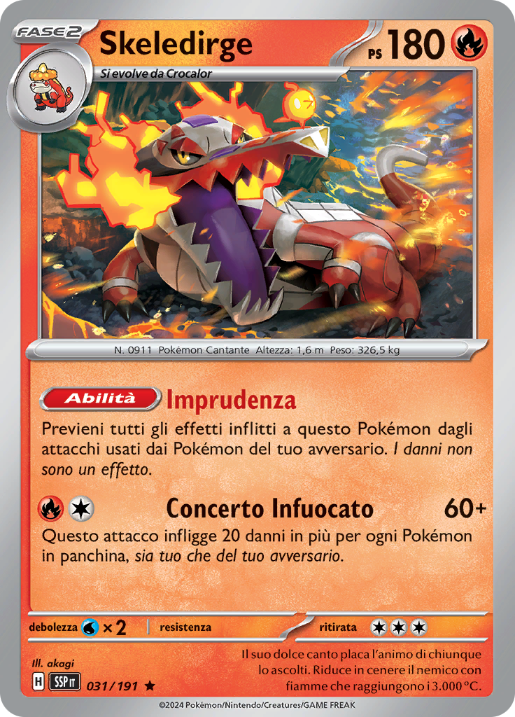 Skeledirge (Reverse Holo)
