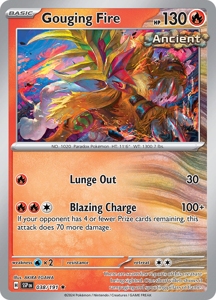 Gouging Fire (Reverse Holo)