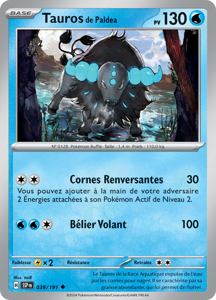 Tauros de Paldea (Reverse Holo)