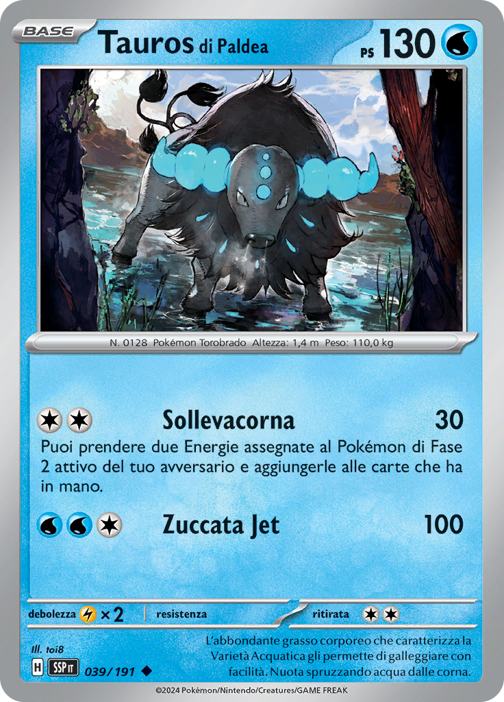 Tauros di Paldea (Reverse Holo)