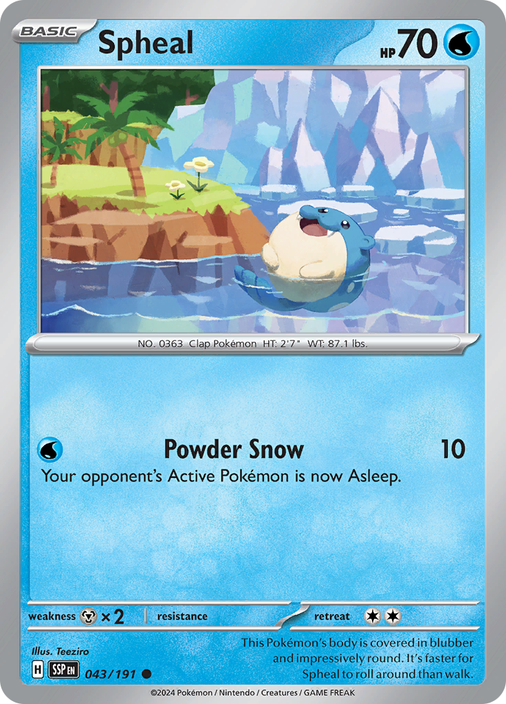 Spheal (Reverse Holo)