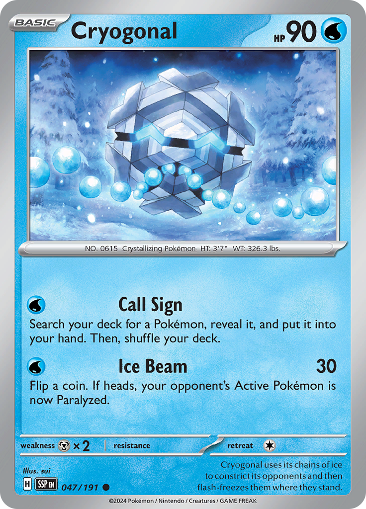 Cryogonal (Reverse Holo)