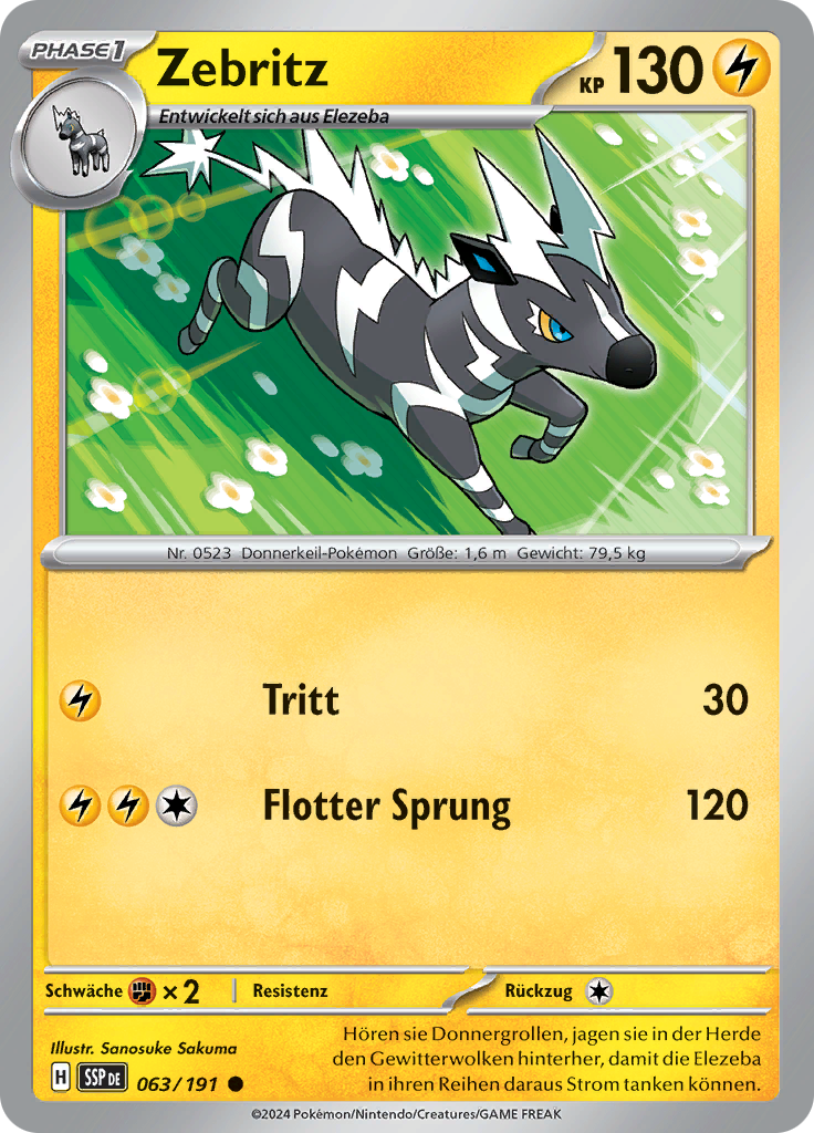 Zebritz (Reverse Holo)