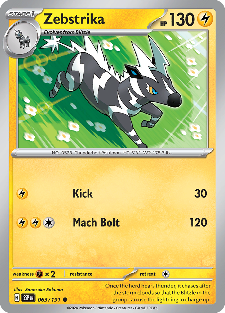 Zebstrika (Reverse Holo)