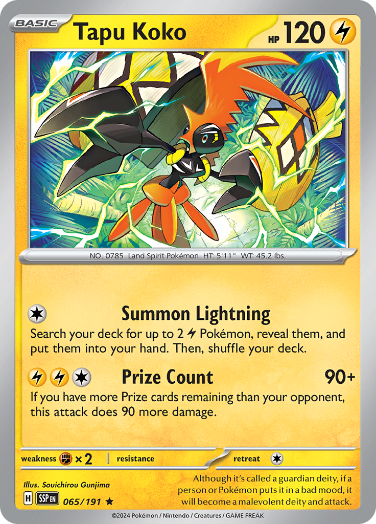 Tapu Koko (Reverse Holo)