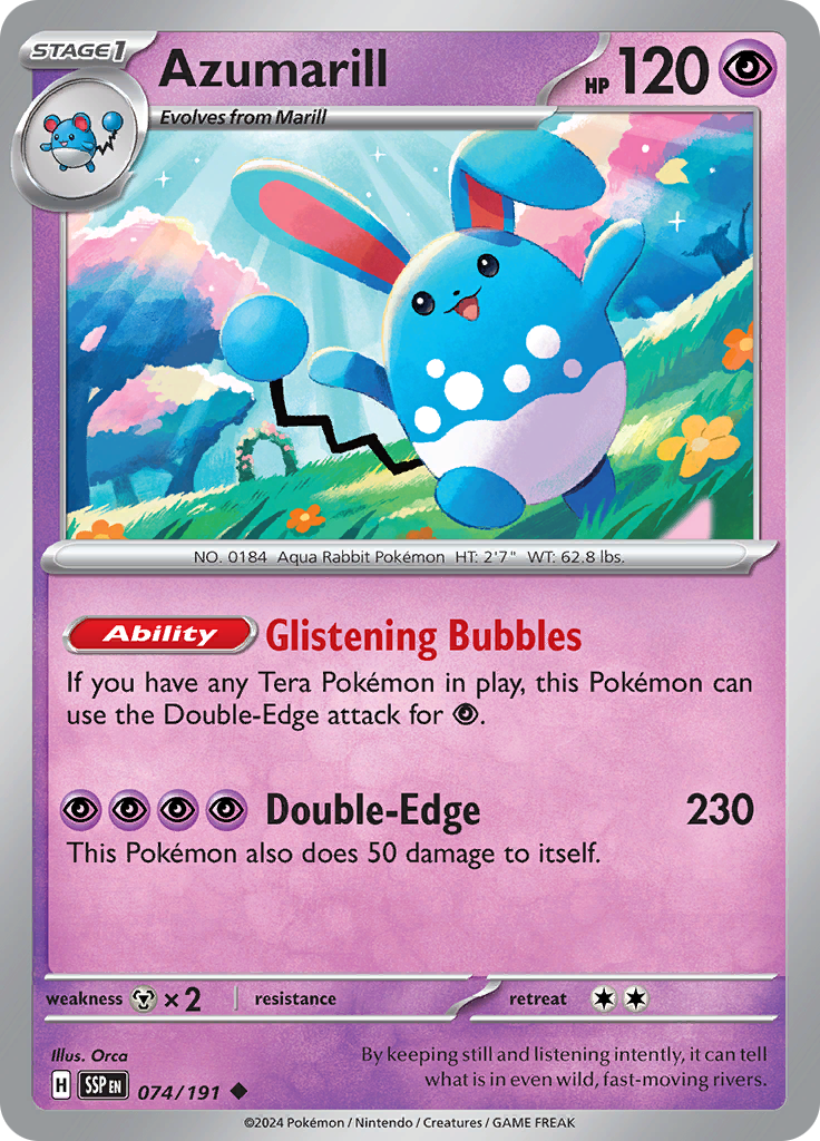 Azumarill (Reverse Holo)