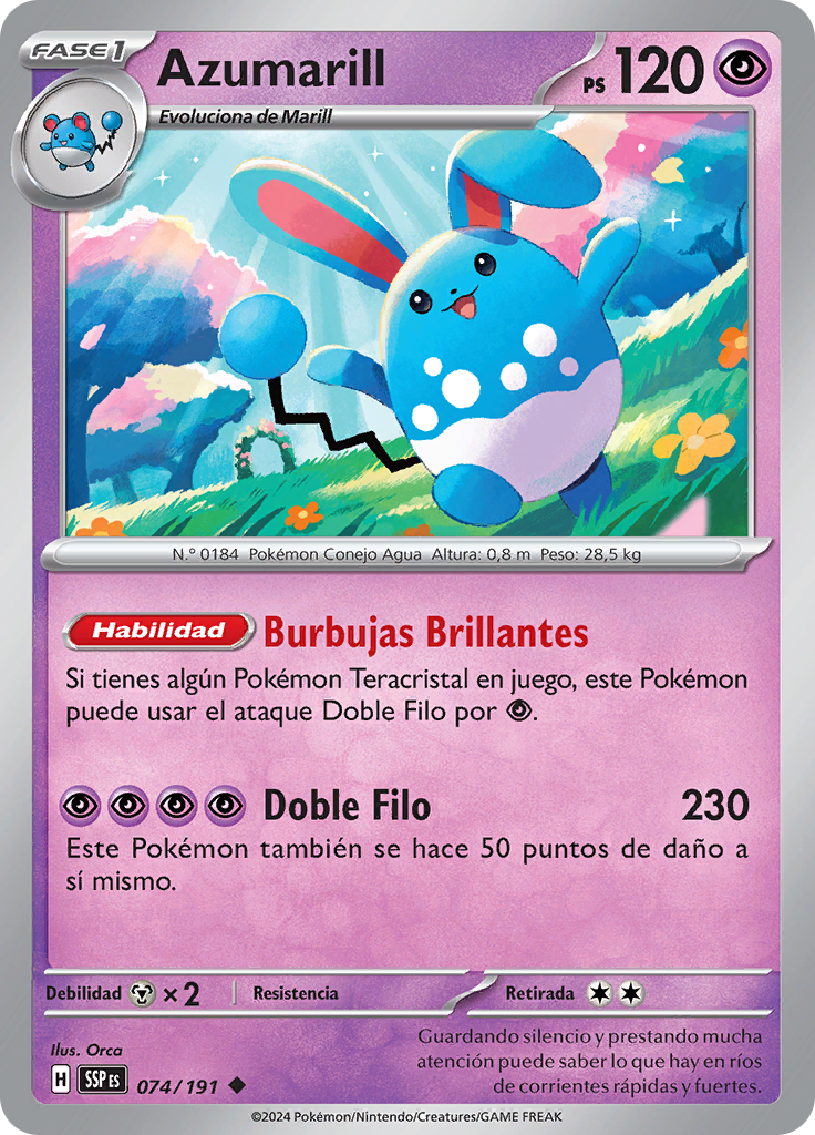 Azumarill (Reverse Holo)