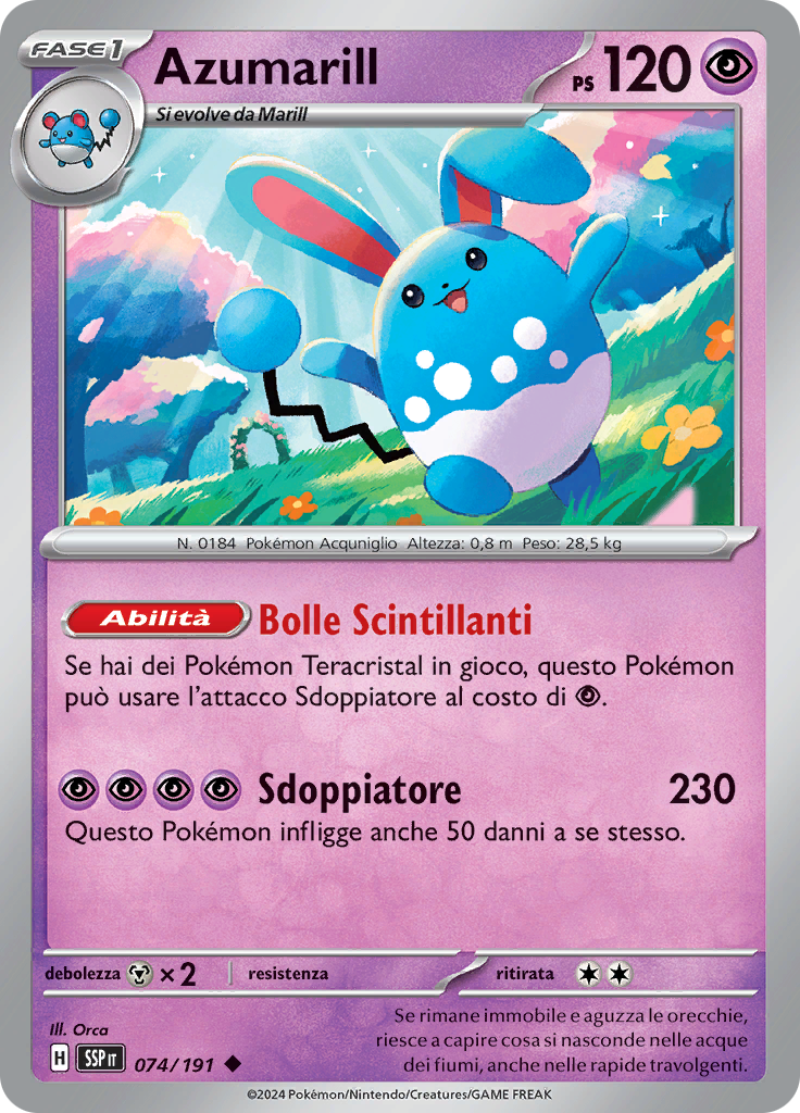Azumarill (Reverse Holo)