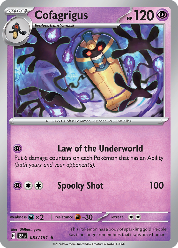Cofagrigus (Reverse Holo)