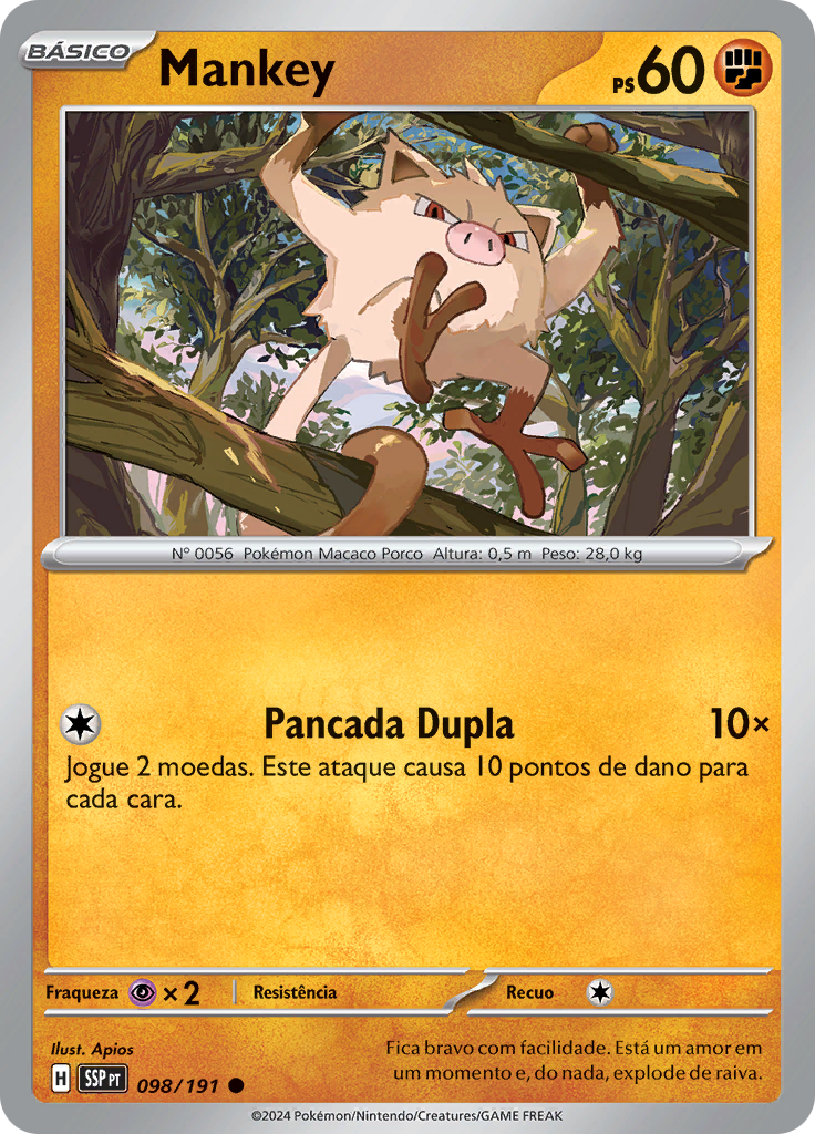 Mankey (Reverse Holo)