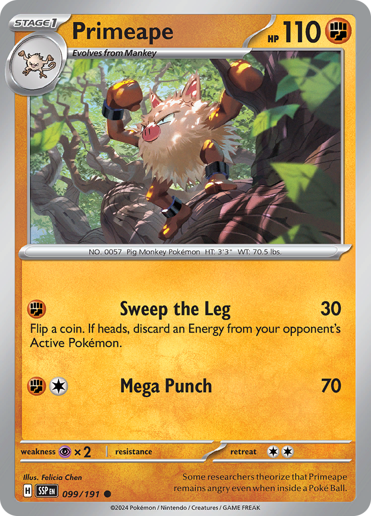 Primeape (Reverse Holo)