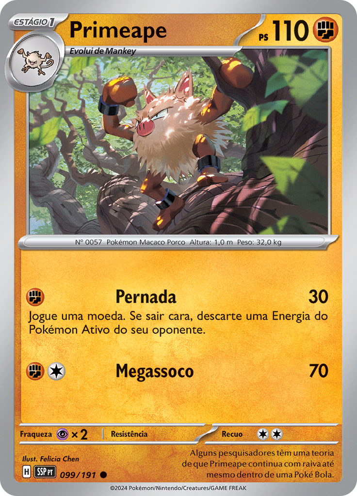 Primeape (Reverse Holo)