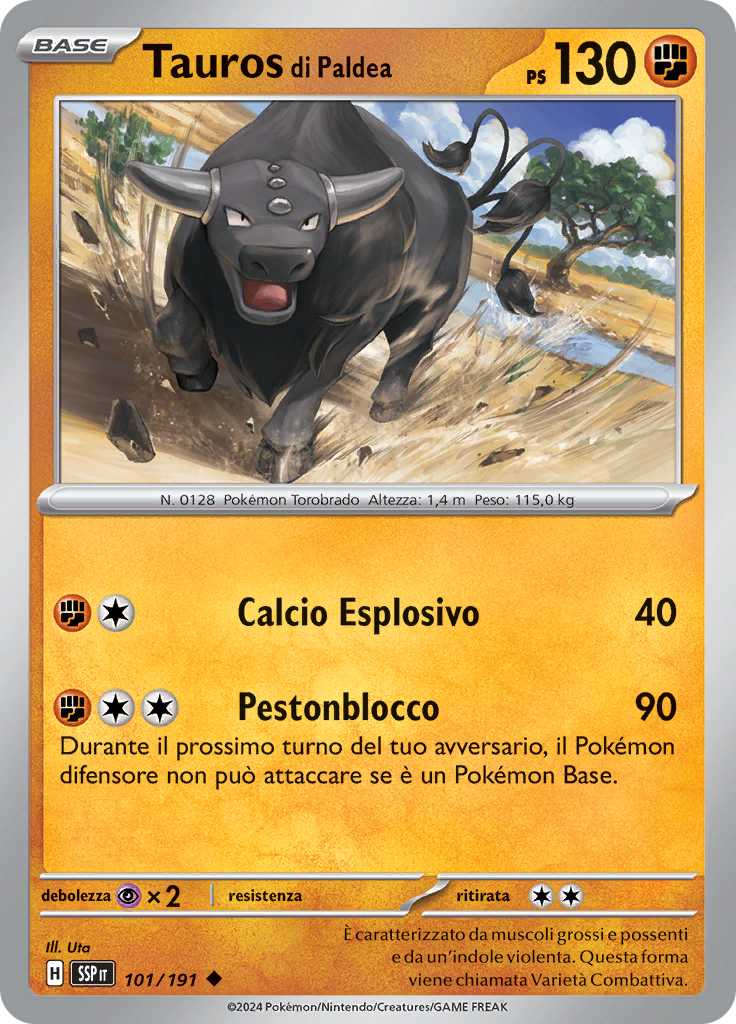 Tauros di Paldea (Reverse Holo)