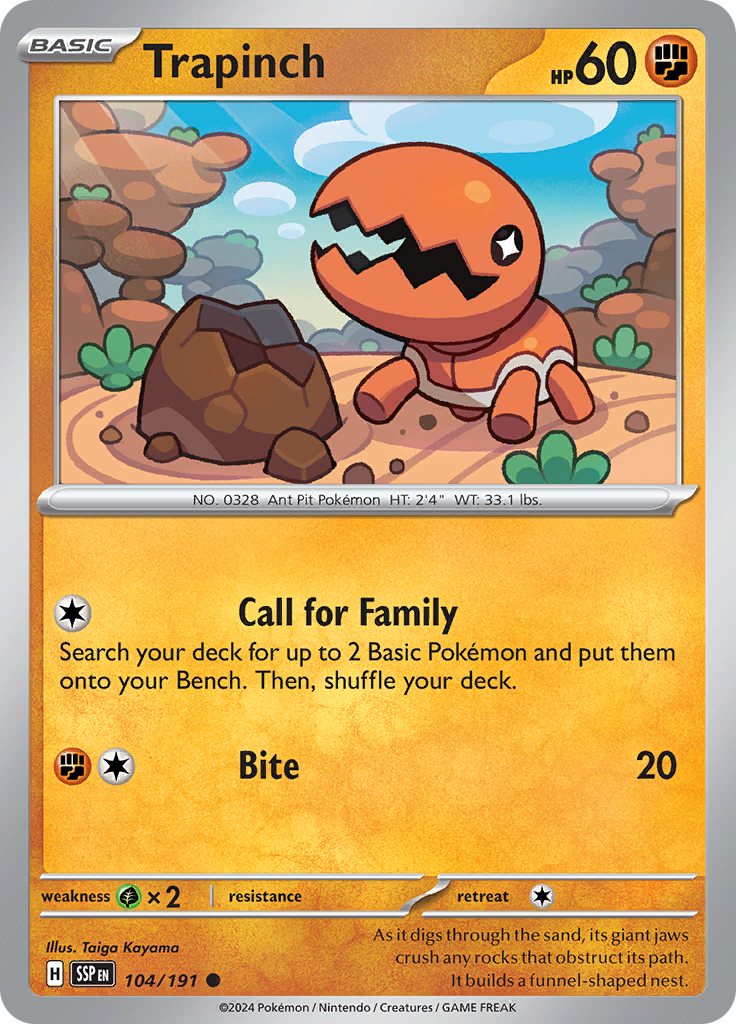 Trapinch (Reverse Holo)