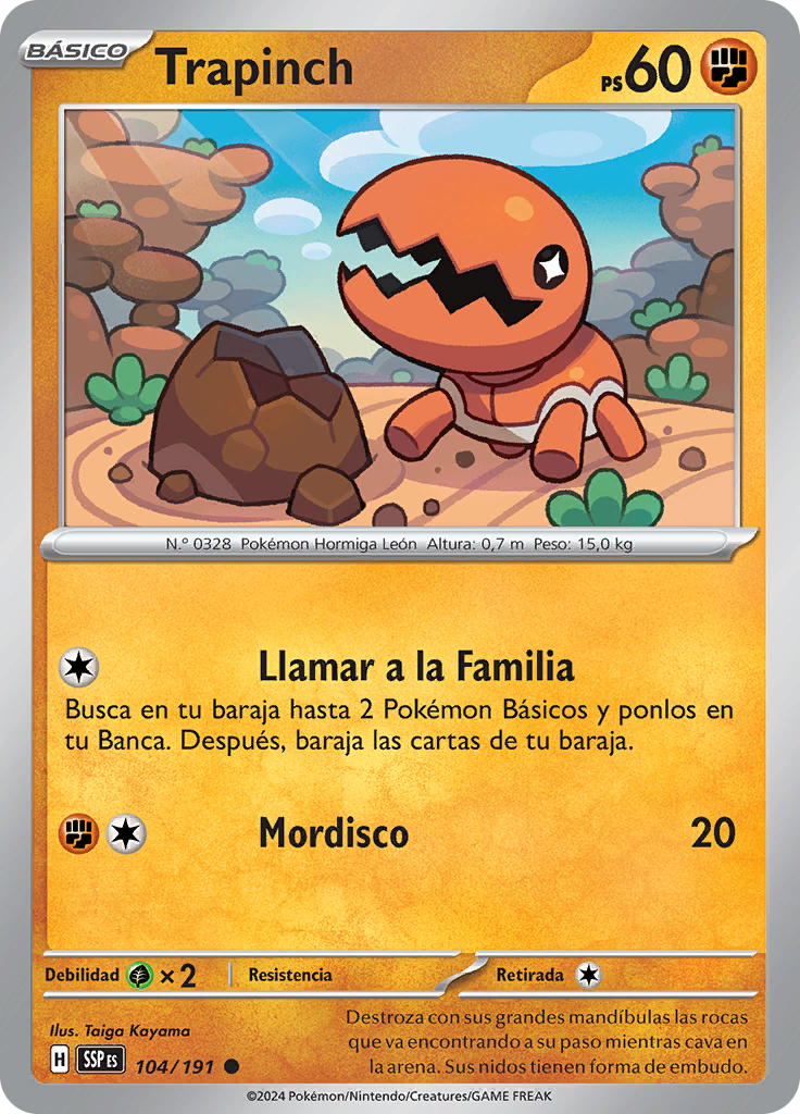 Trapinch (Reverse Holo)