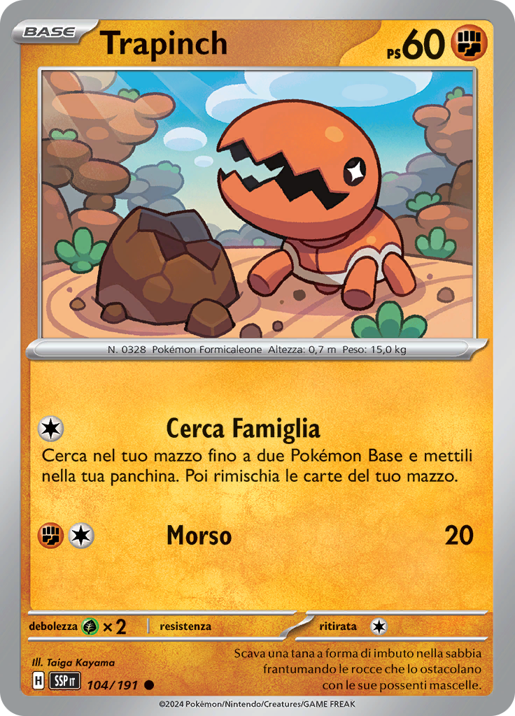 Trapinch (Reverse Holo)