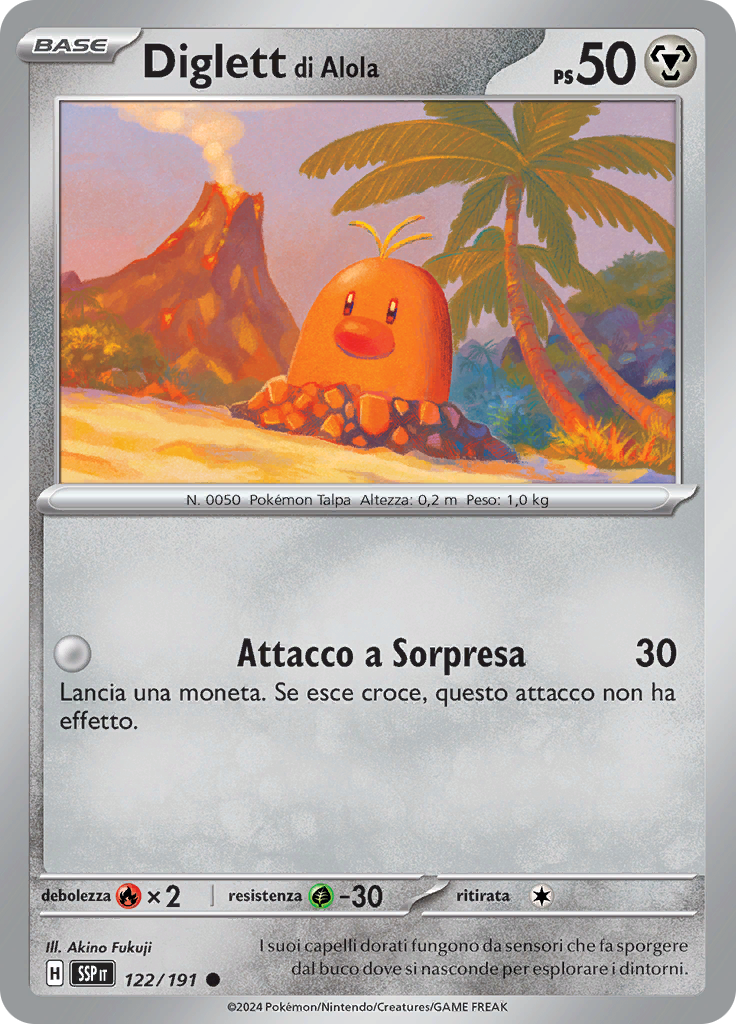 Diglett di Alola (Reverse Holo)