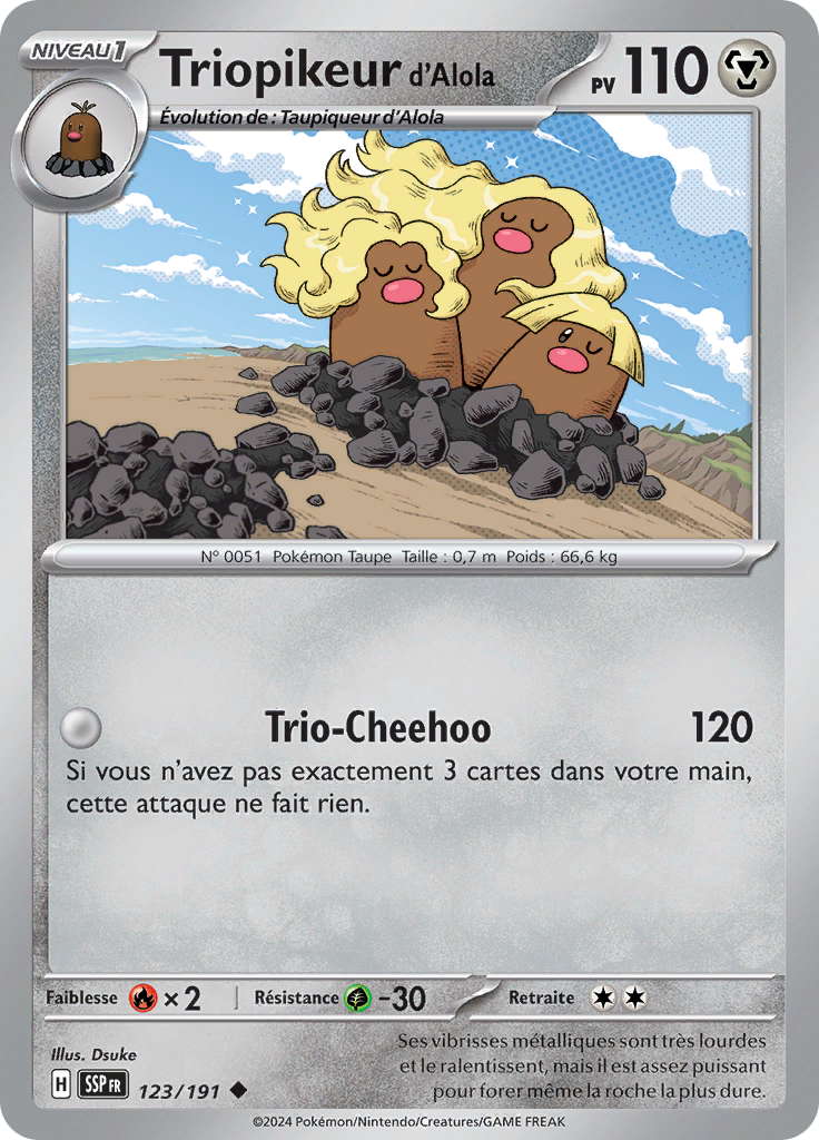 Triopikeur d'Alola (Reverse Holo)