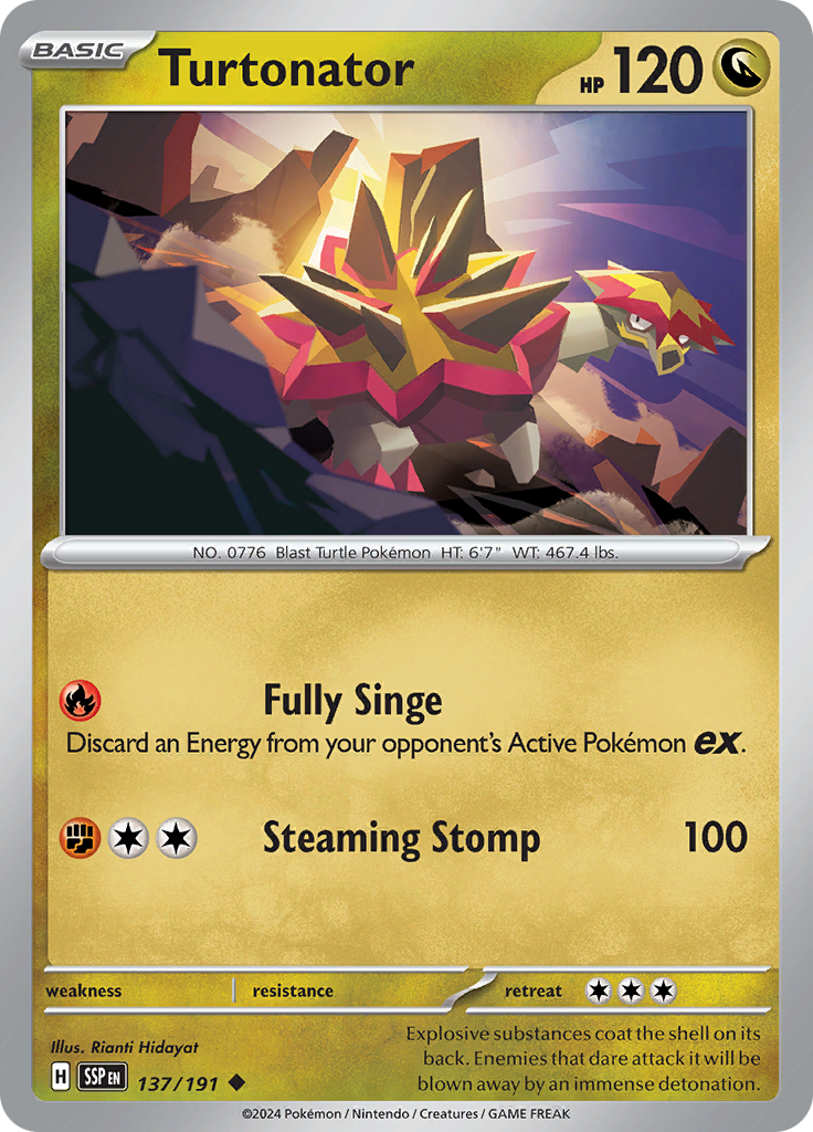 Turtonator (Reverse Holo)