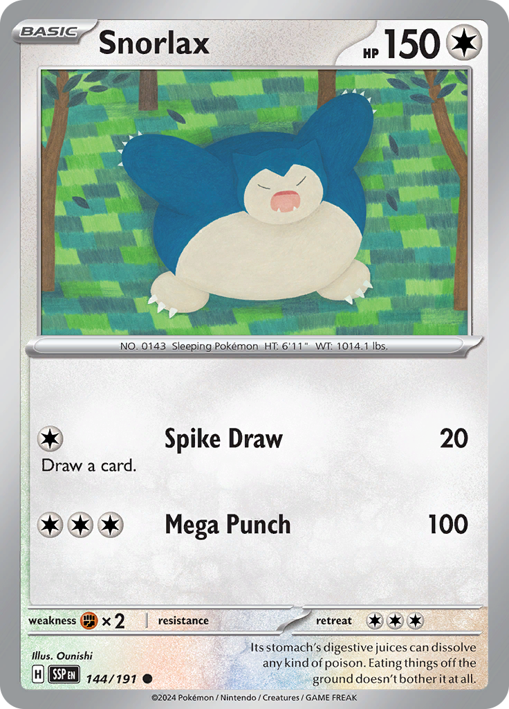 Snorlax (Reverse Holo)
