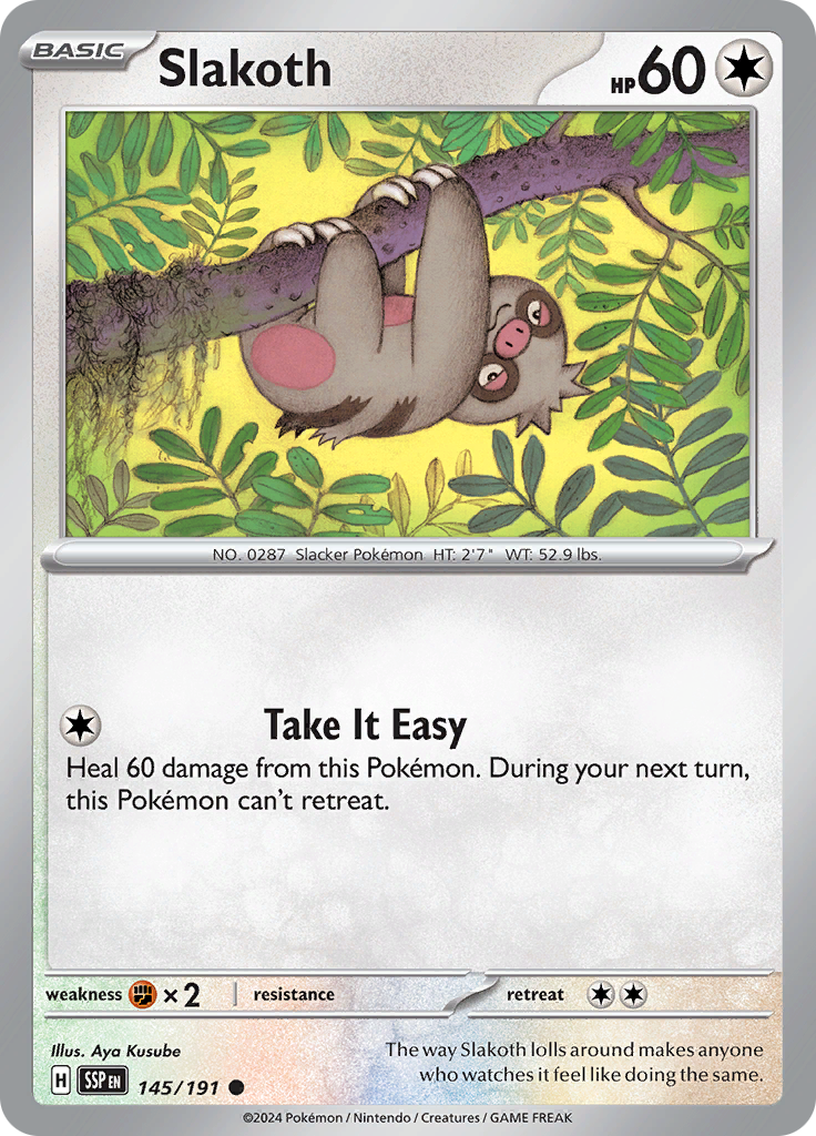 Slakoth (Reverse Holo)