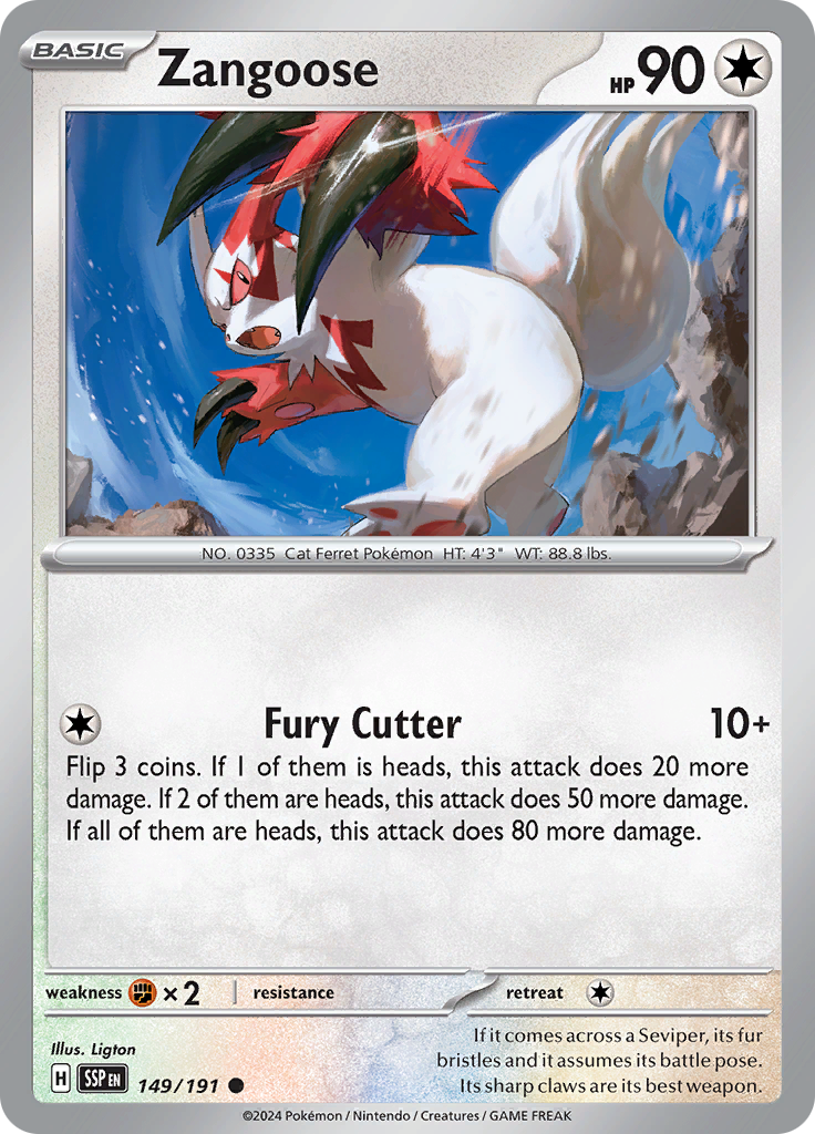 Zangoose (Reverse Holo)