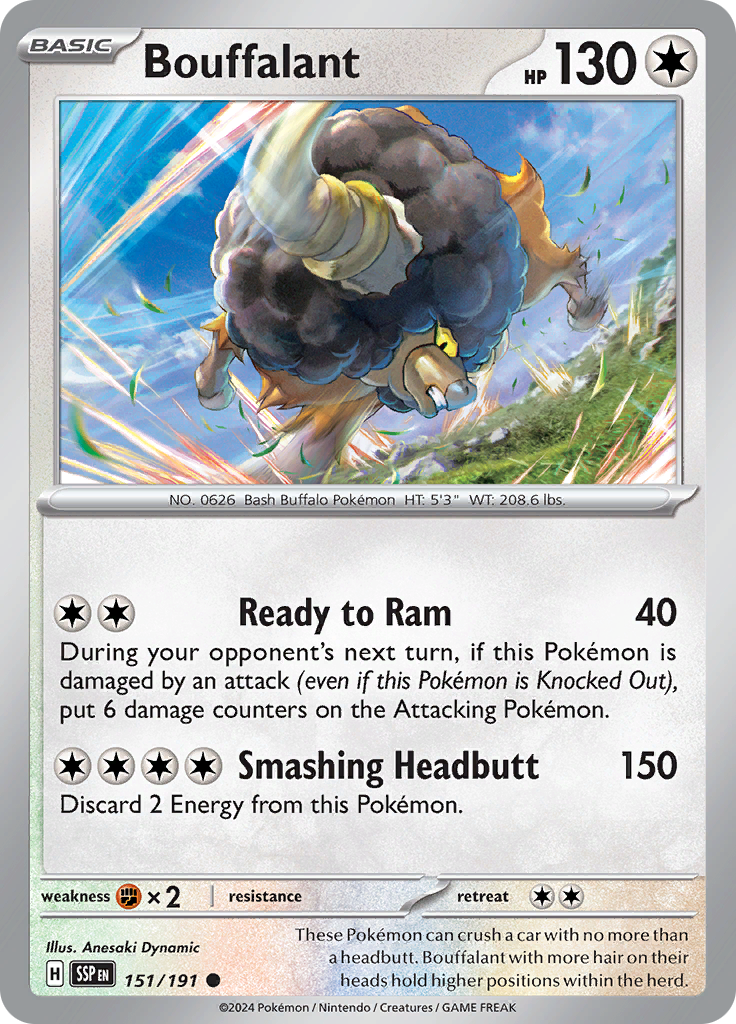 Bouffalant (Reverse Holo)